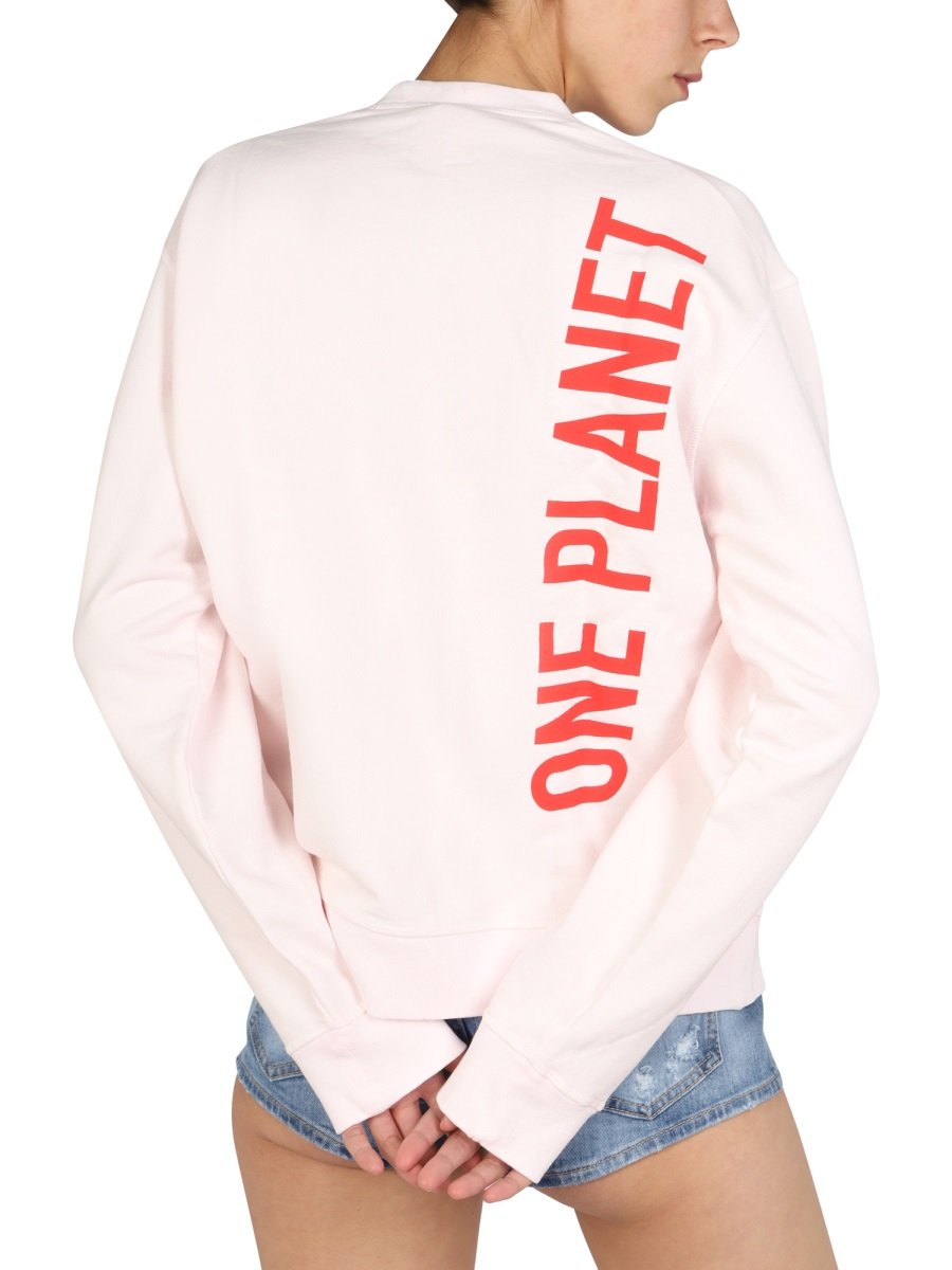Dsquared2 Slogan Print Crewneck Sweater