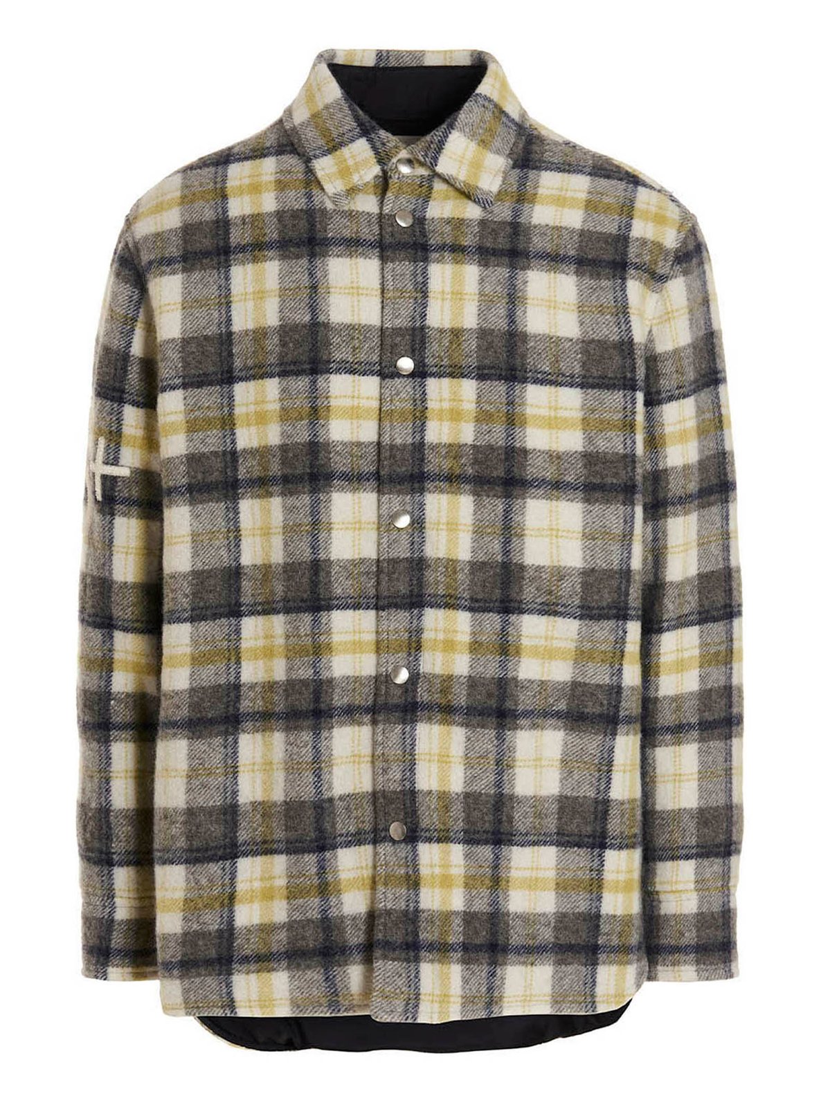 Jil Sander Checked Snapped Shirt Jacket