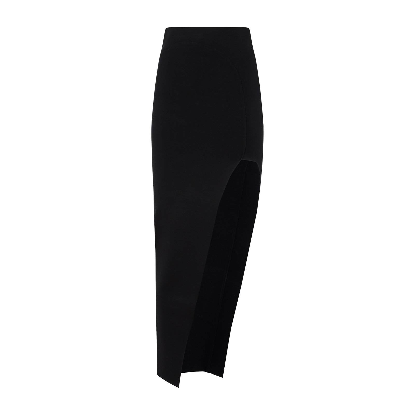Rick Owens Slit-Detailed Midi Skirt