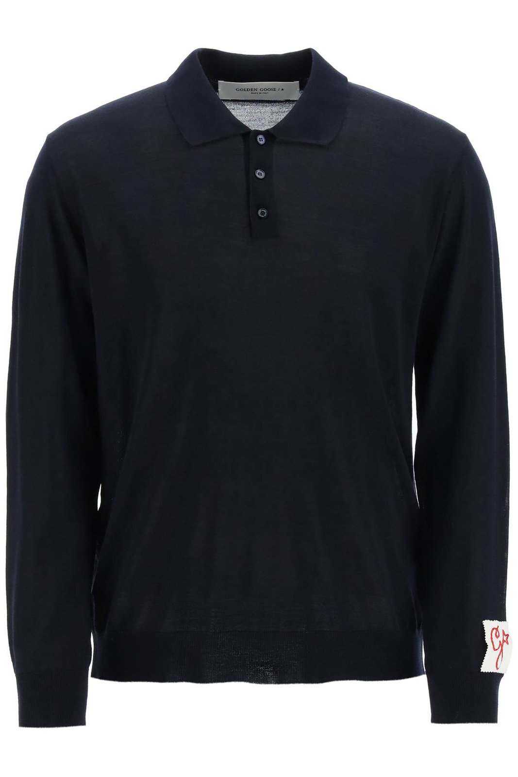 Golden Goose Deluxe Brand Knitted Polo Shirt