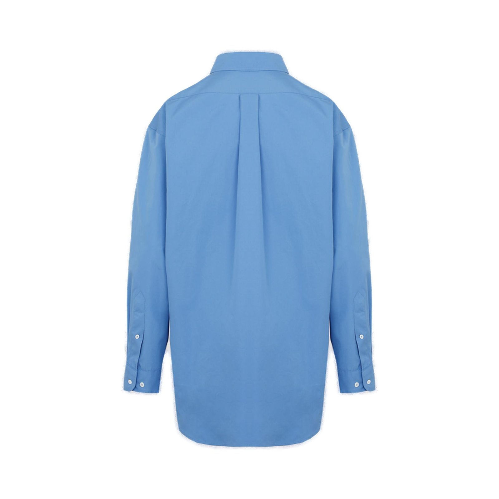 Miu Miu Logo Embroidered Buttoned Shirt
