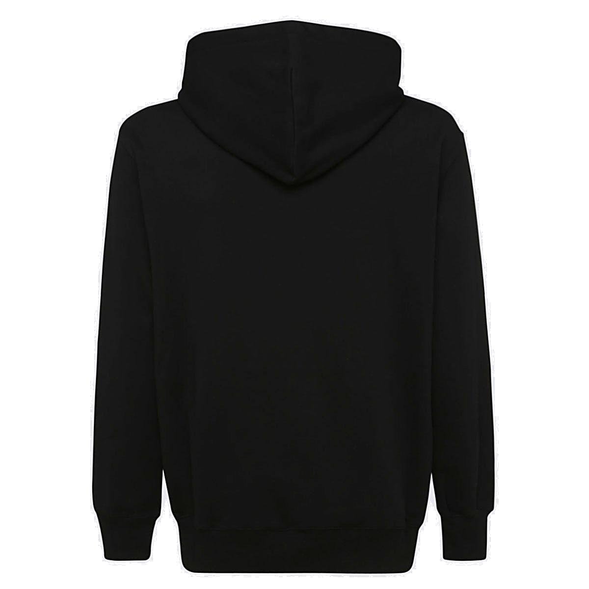 Moschino Slogan Embroidered Drawstring Hoodie