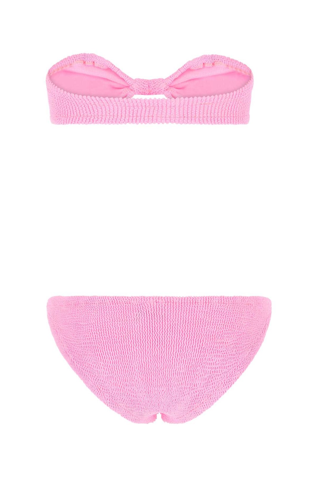 Hunza G Jean Crinkle Bandeau Bikini Set