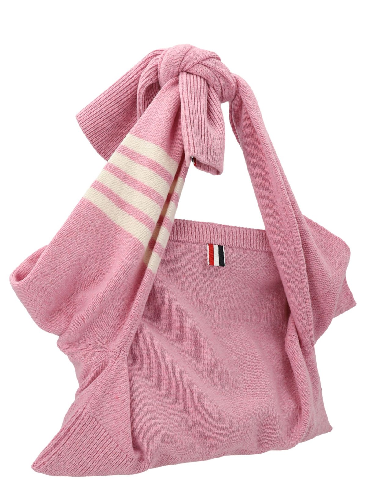 Thom Browne 4-Bar Striped Zipped Crossbody Bag