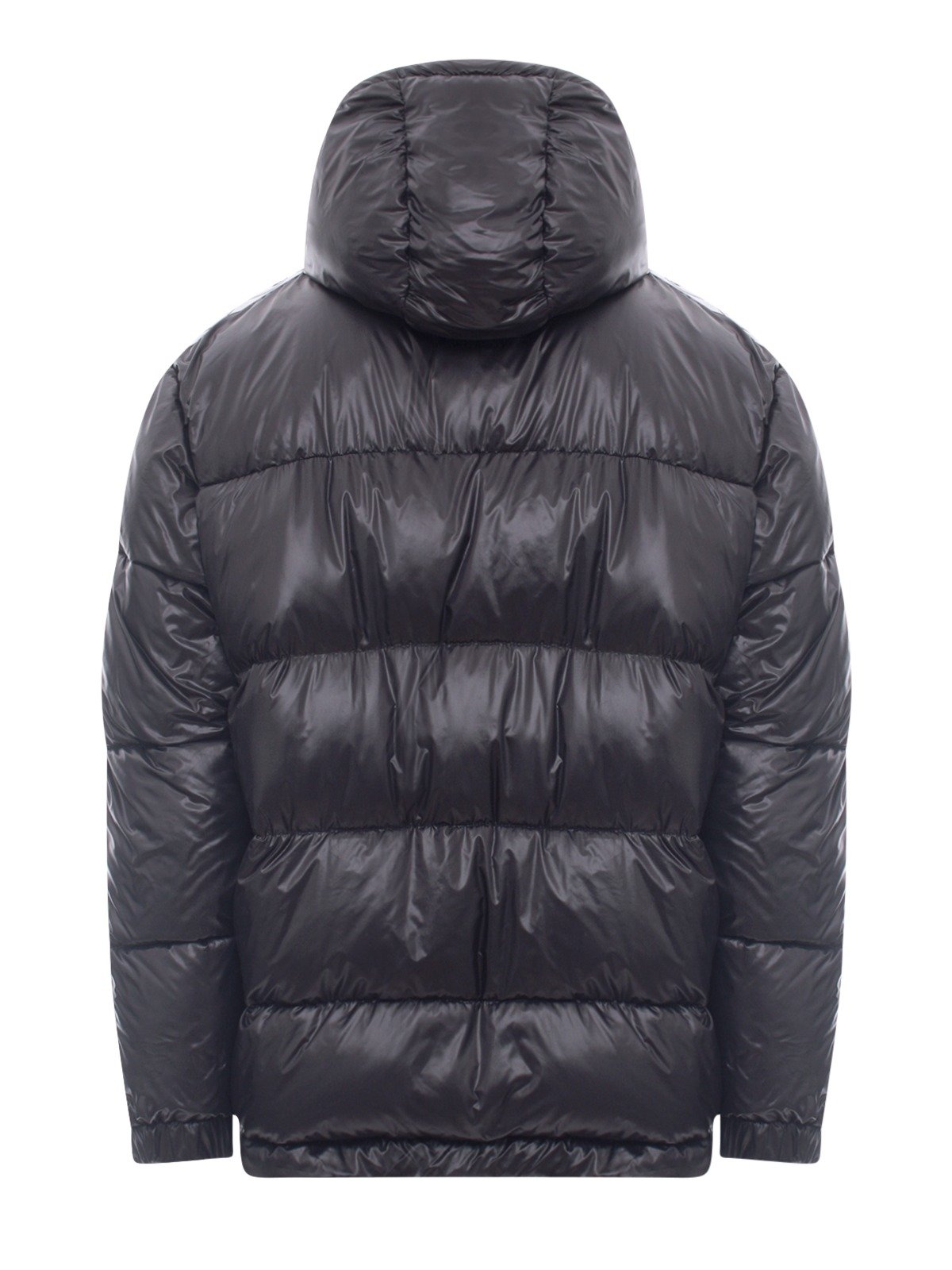 Moschino Logo Printed Padded Hooded Jacket