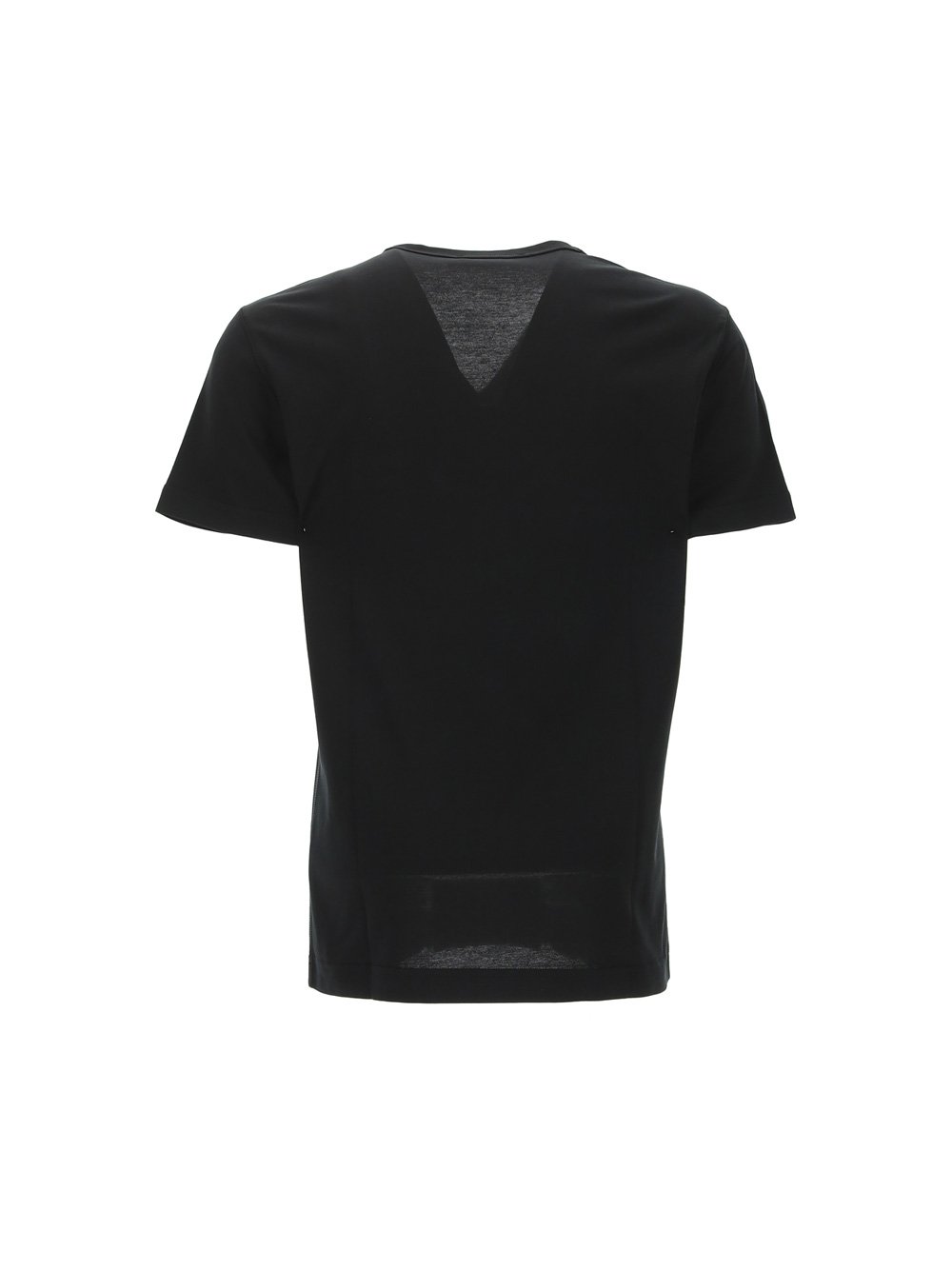 Dolce & Gabbana Logo Patch V-Neck T-Shirt