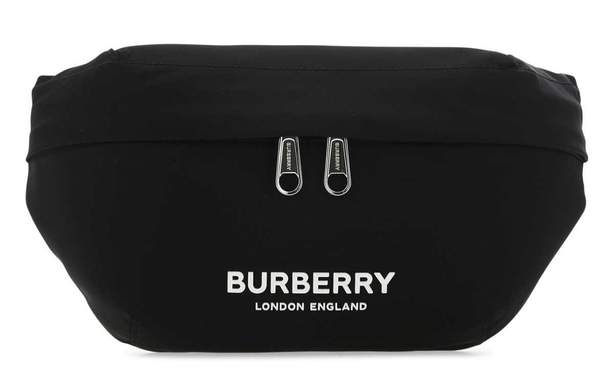 Burberry Logo Printed Zipped Belt Bag