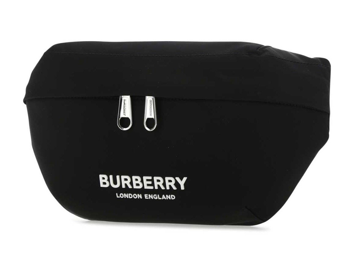Burberry Logo Printed Zipped Belt Bag 4 Burberry Logo Printed Zipped Belt Bag