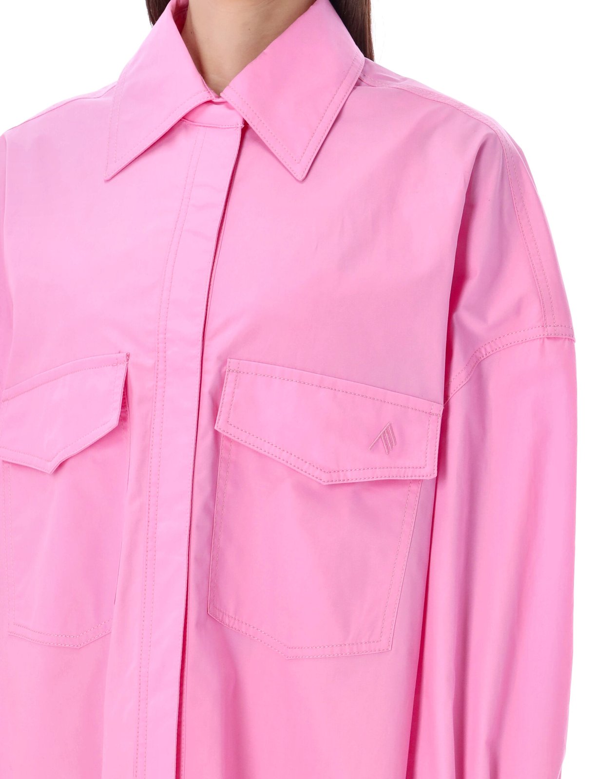 The Attico Elaine Buttoned Long-Sleeved Shirt 1 The Attico Elaine Buttoned Long-Sleeved Shirt