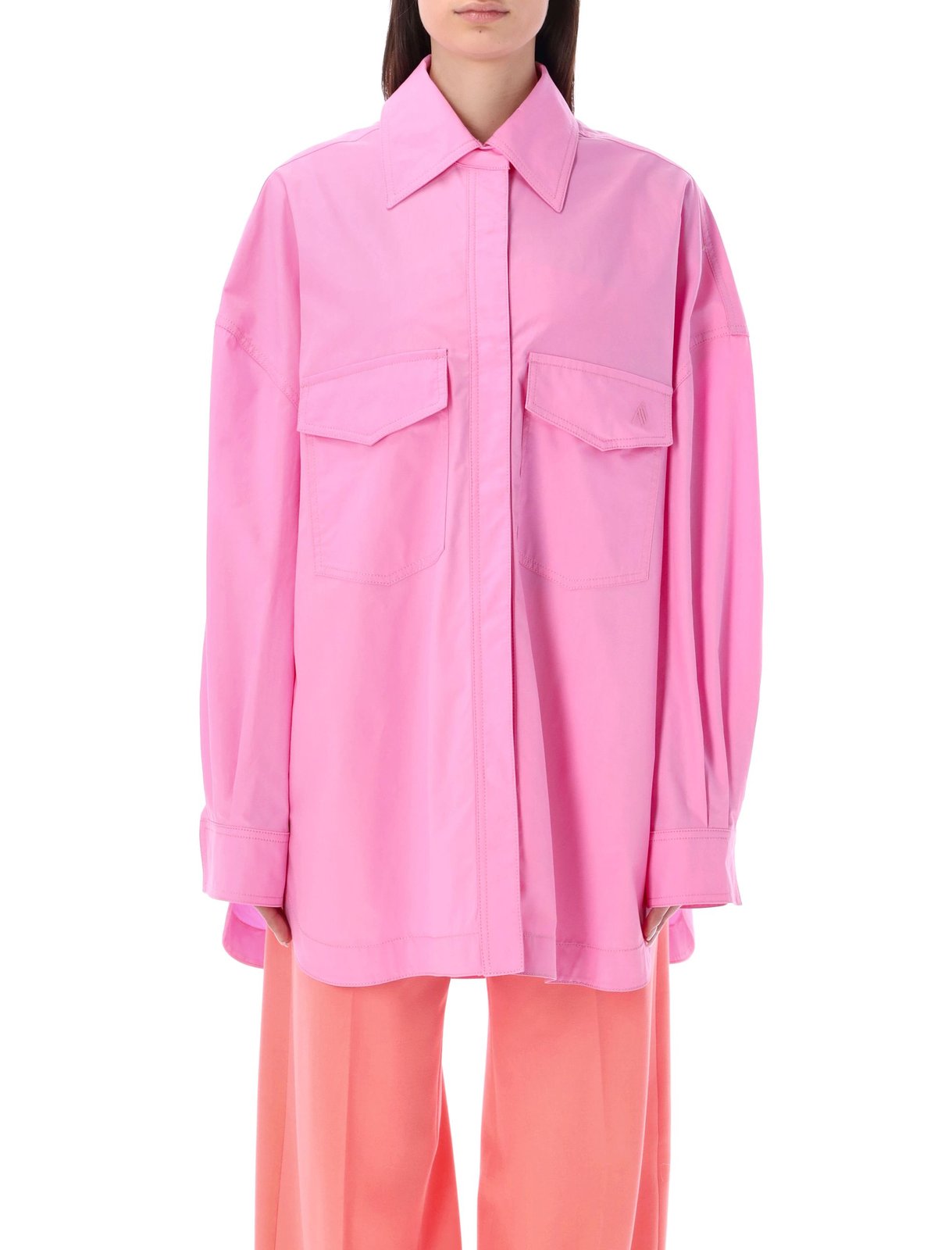 The Attico Elaine Buttoned Long-Sleeved Shirt 2 The Attico Elaine Buttoned Long-Sleeved Shirt