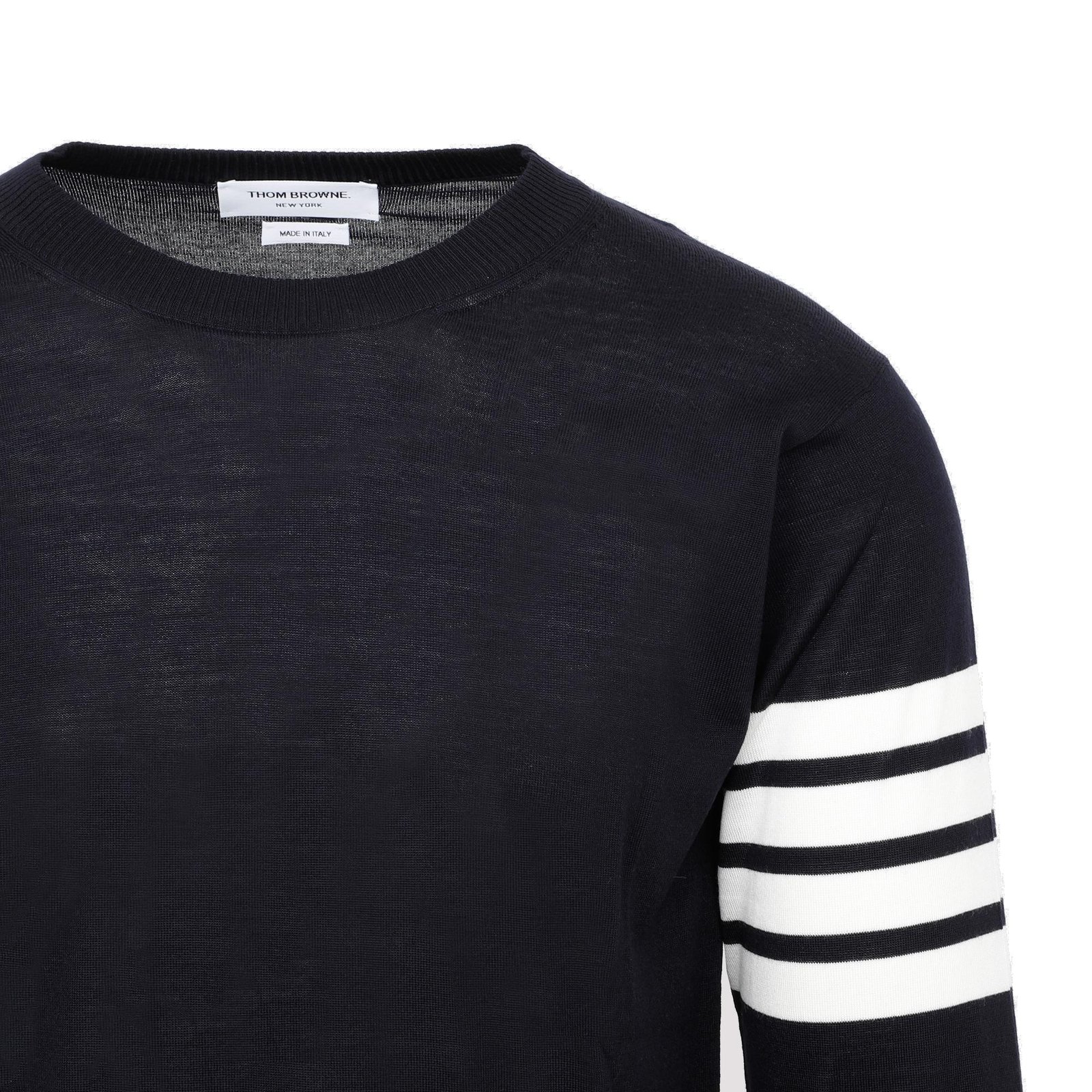 Thom Browne 4-Bar Crewneck Pullover 4 Thom Browne 4-Bar Crewneck Pullover