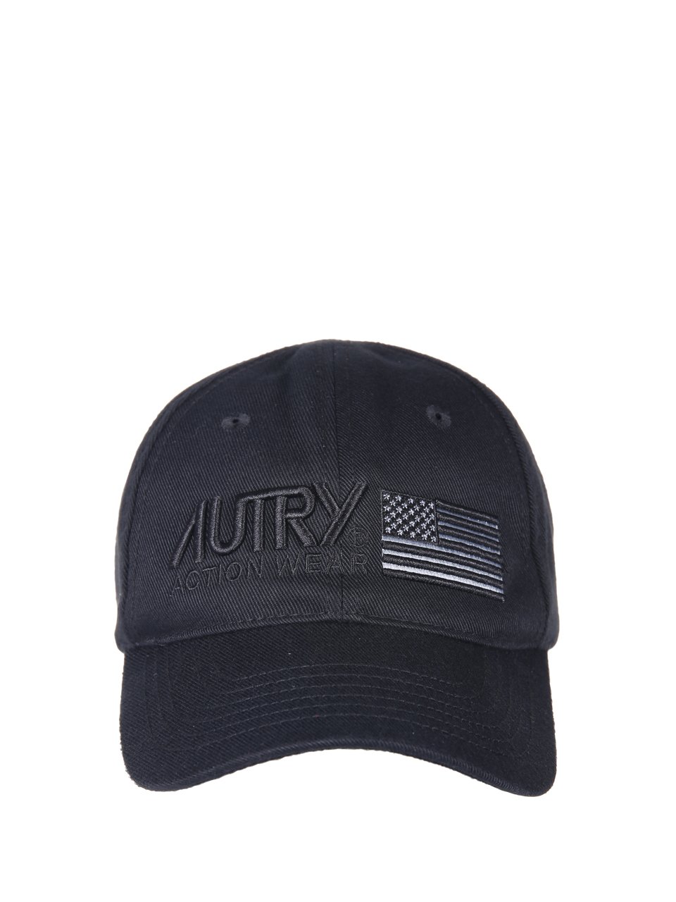 Autry Logo Embroidered Curved Peak Cap