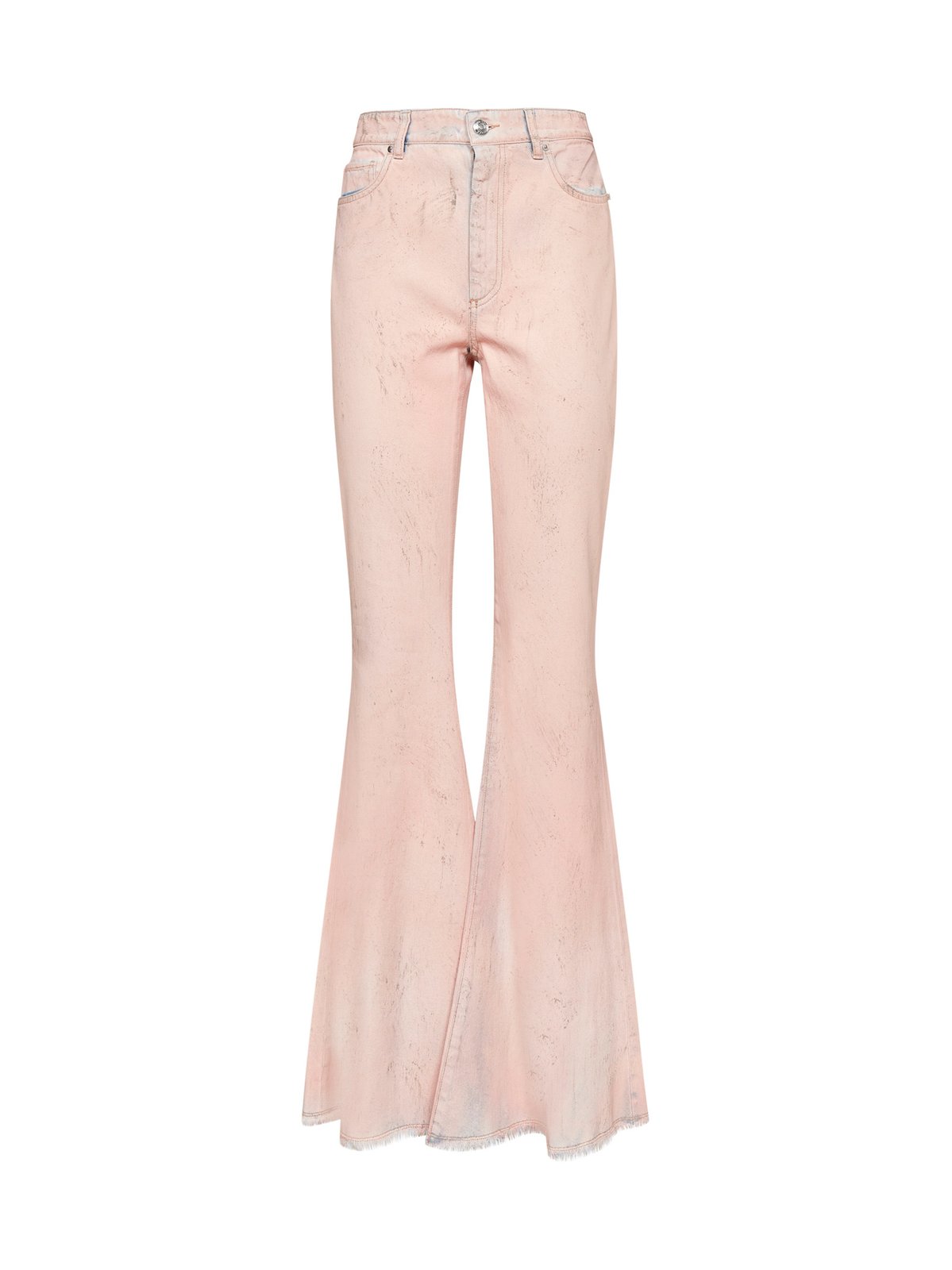 Sportmax Frayed Hem Flared Jeans