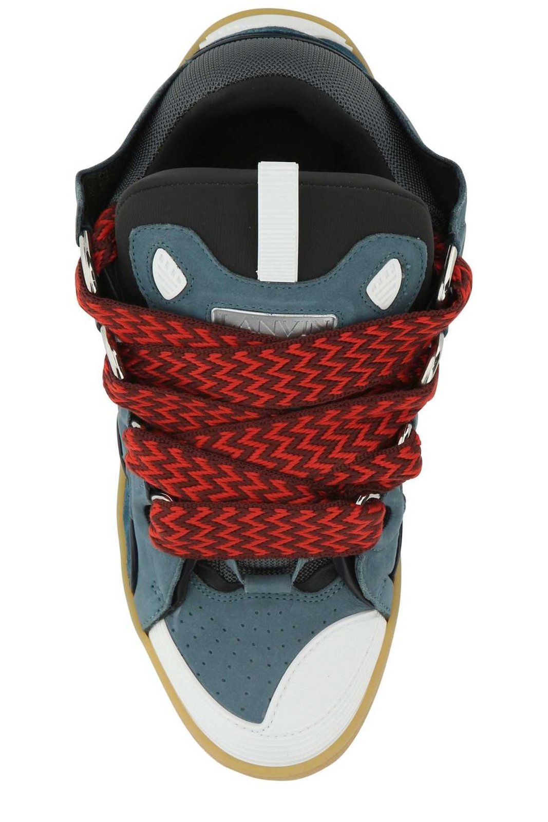 Lanvin Curb Lace-Up Sneakers