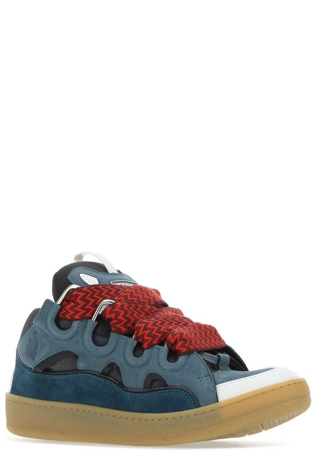 Lanvin Curb Lace-Up Sneakers