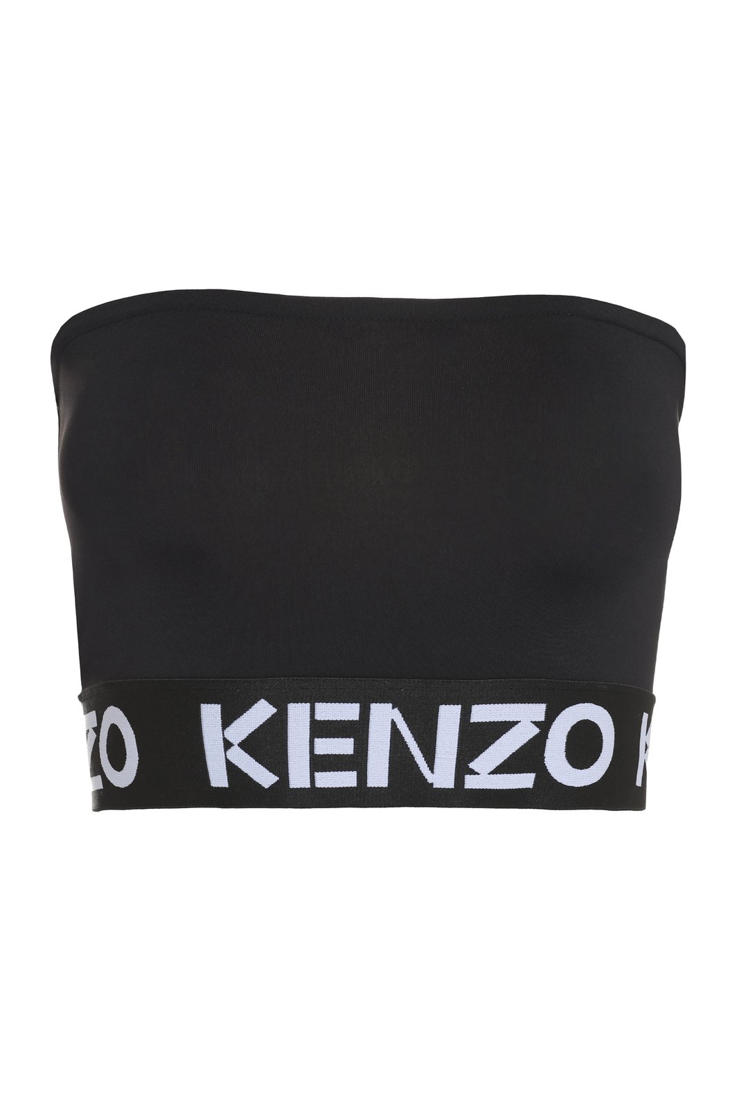 Kenzo Logo Band Bandeau Cropped Top