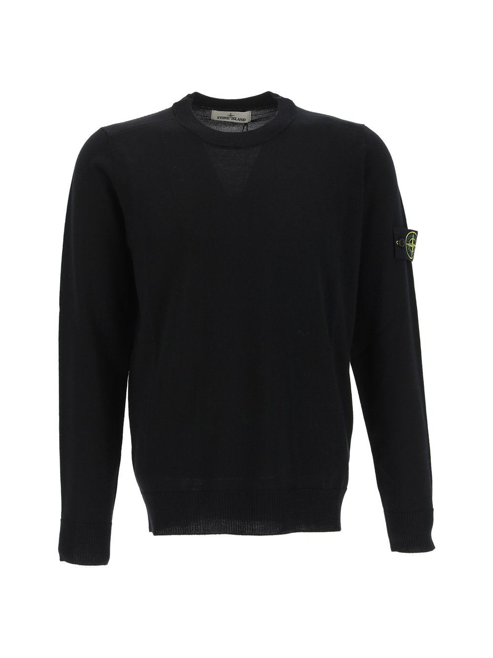 Stone Island Logo Patch Crewneck Jumper