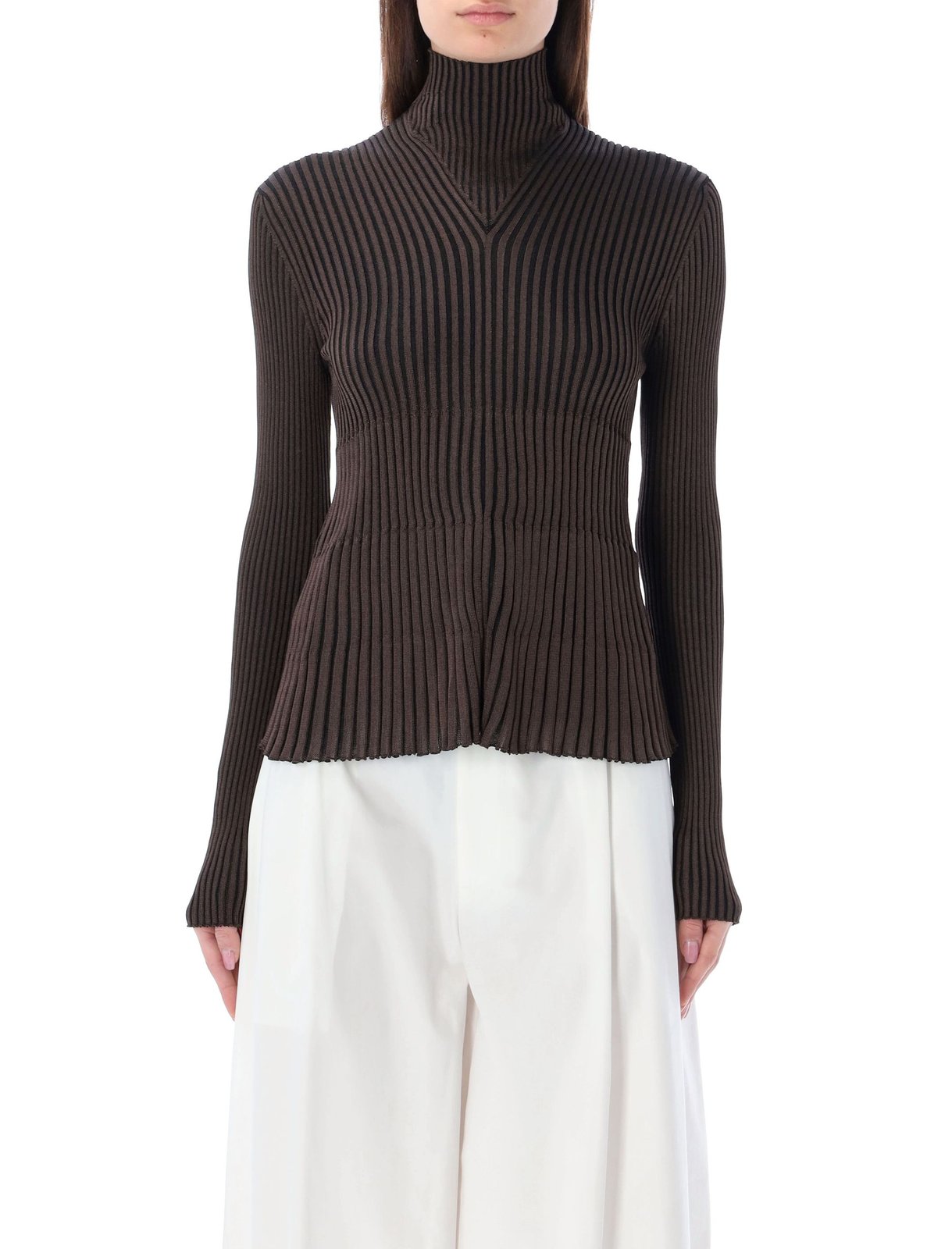 Bottega Veneta Lightweight Pleated Jumper 2 Bottega Veneta Lightweight Pleated Jumper