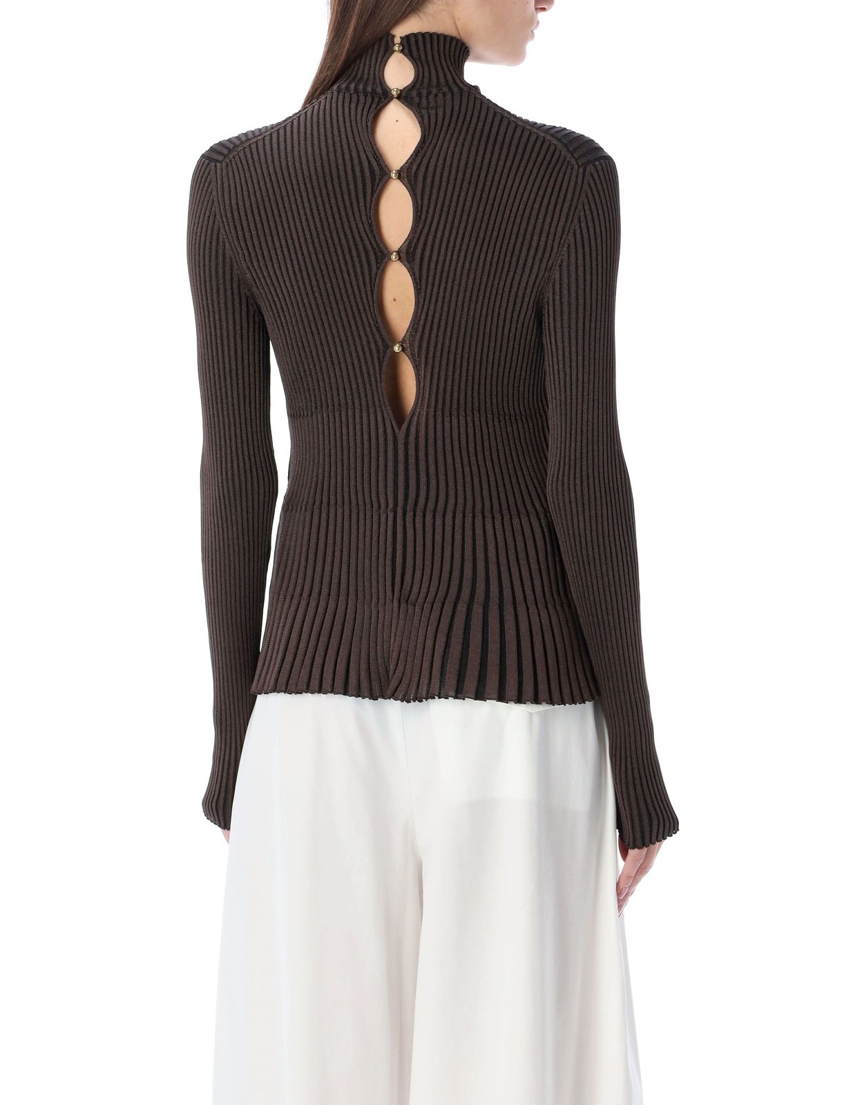 Bottega Veneta Lightweight Pleated Jumper 3 Bottega Veneta Lightweight Pleated Jumper