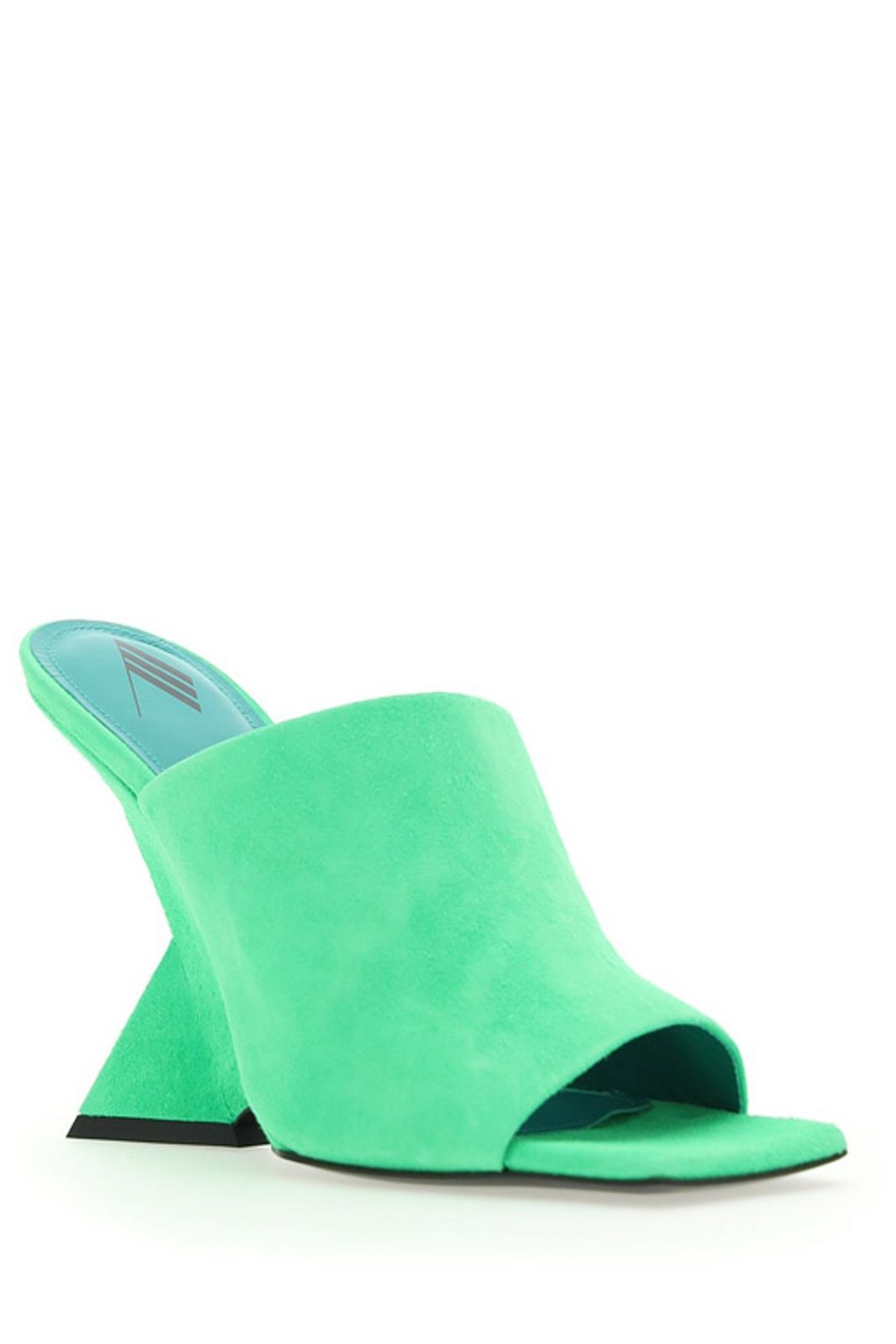 The Attico Cheope Logo Printed Mules