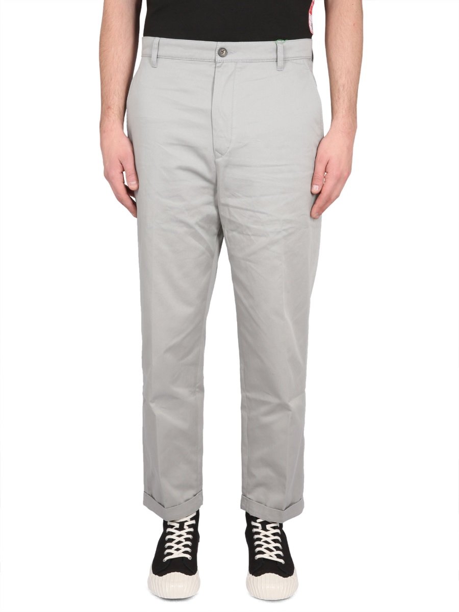 Kenzo Turn-Up Brim Chino Trousers