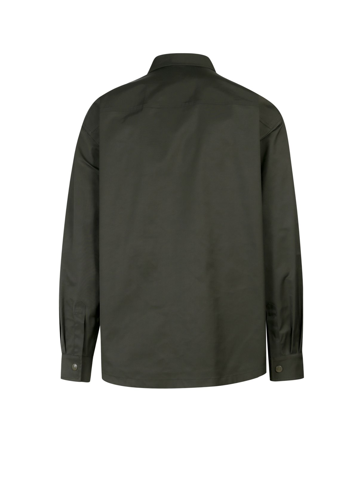 Valentino Logo Patch Drop-Shoulder Overshirt