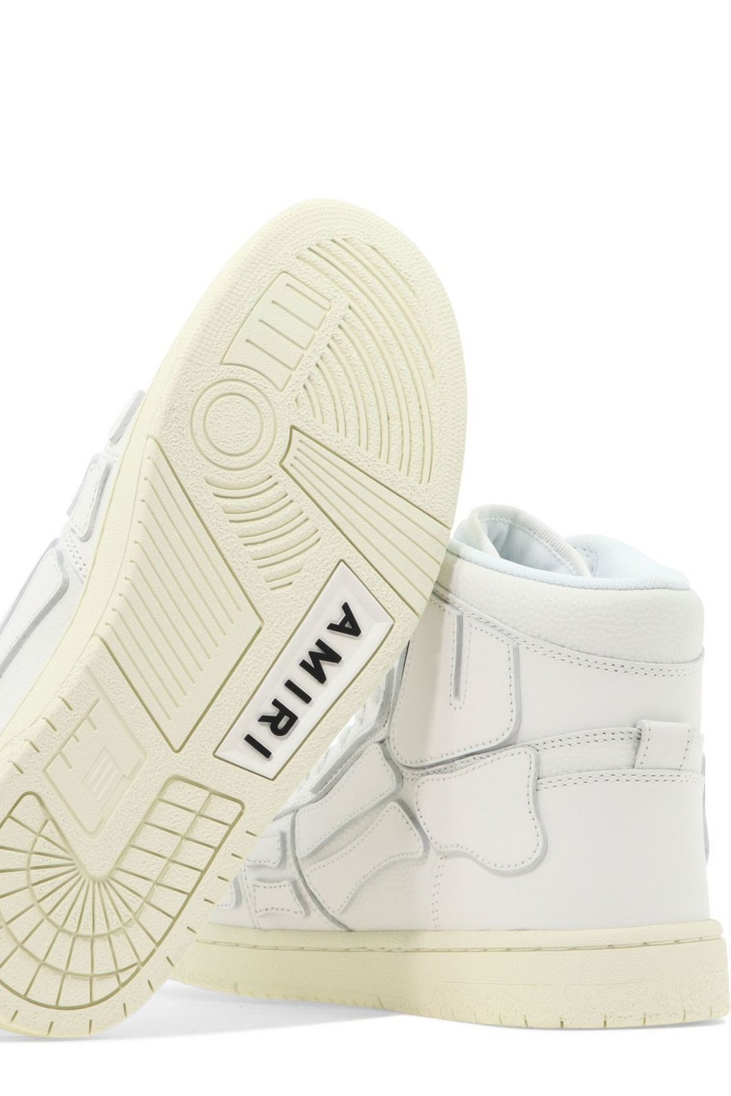 Amiri Skeleton High Top Lace-Up Sneakers