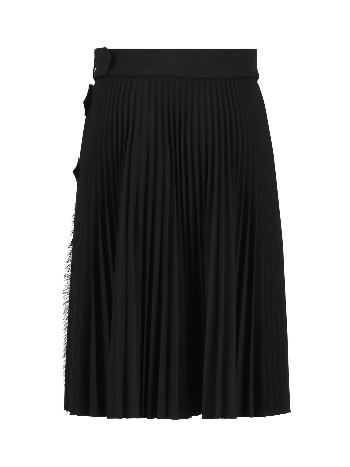 Burberry Belted-Waist Midi Skirt