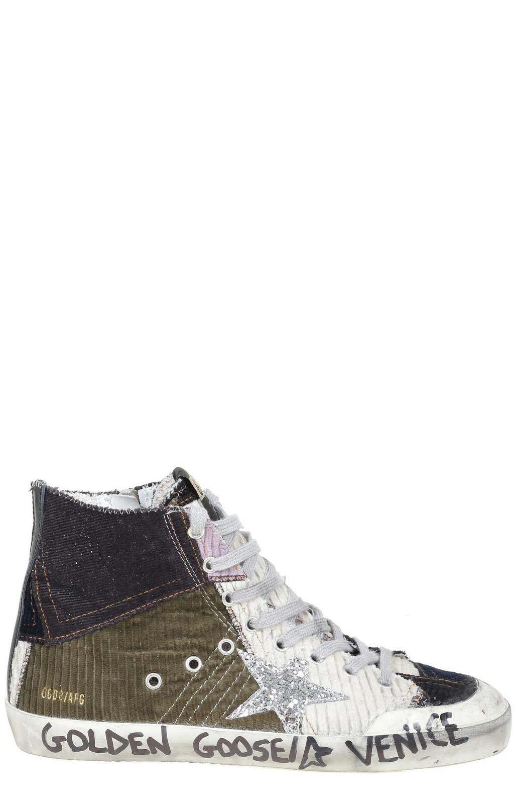Golden Goose Deluxe Brand Patchwork High-Top Sneakers
