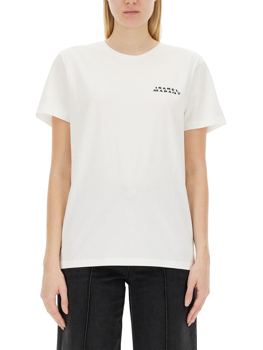 Isabel Marant Vidal Logo Printed T-Shirt