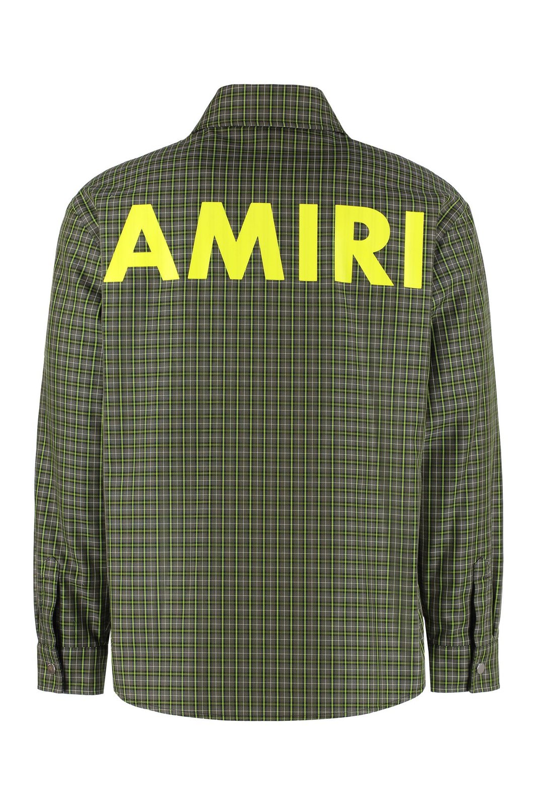 Amiri Logo Printed Buttoned Shirt Jacket