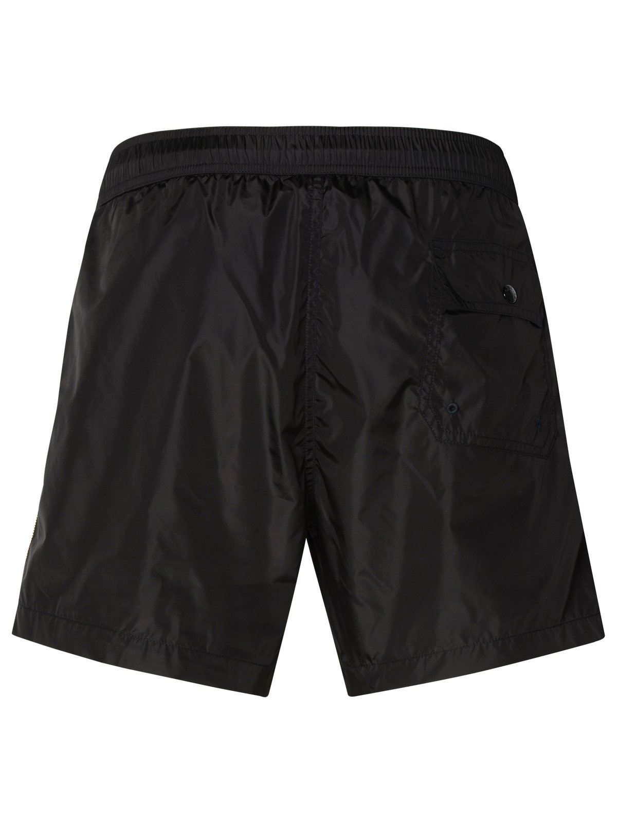 Moncler Logo Patch Drawstring Swim Shorts