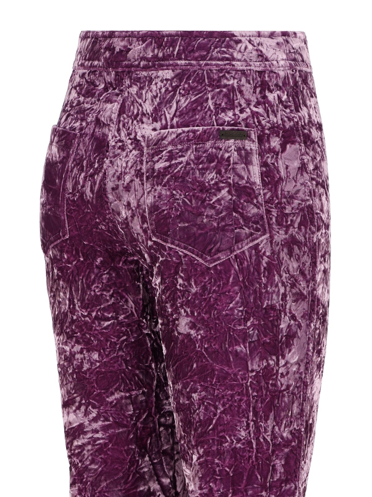 Saint Laurent Velvet Straight Leg Trousers 1 Saint Laurent Velvet Straight Leg Trousers