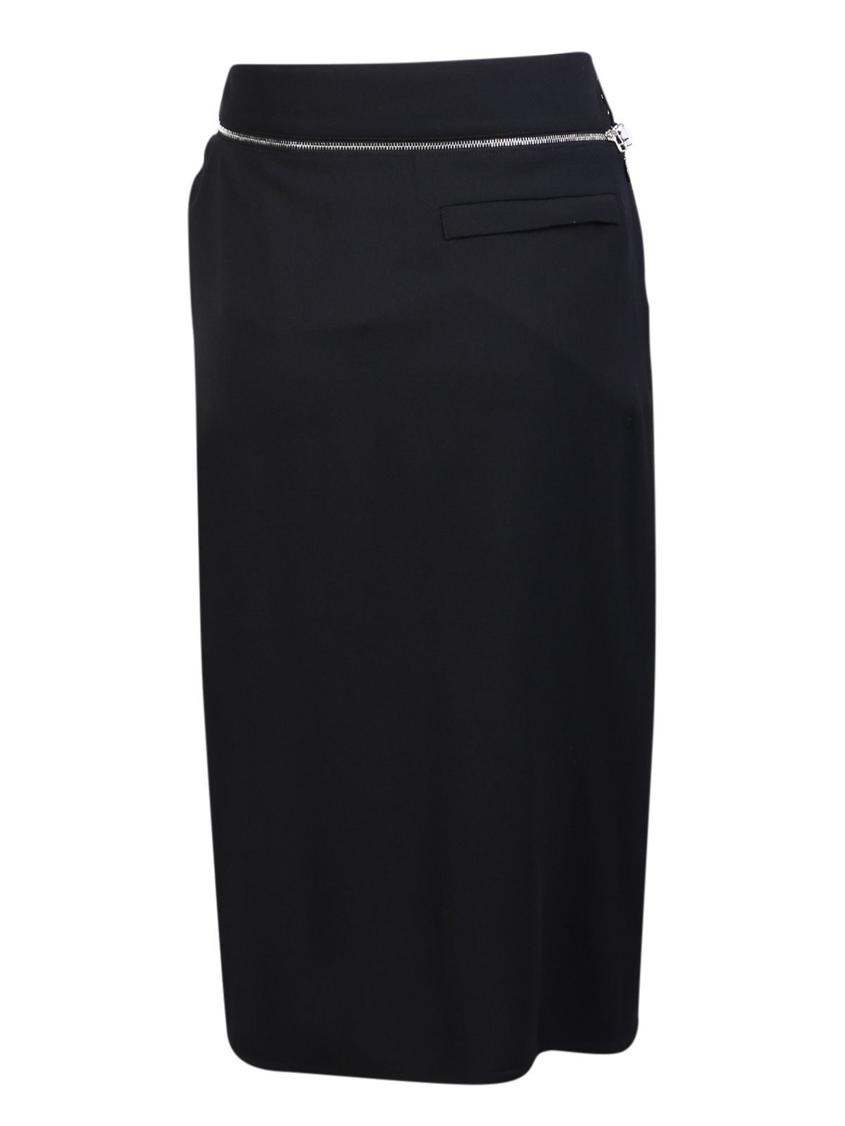 Jacquemus Zip Detailed Front Slit Midi Skirt