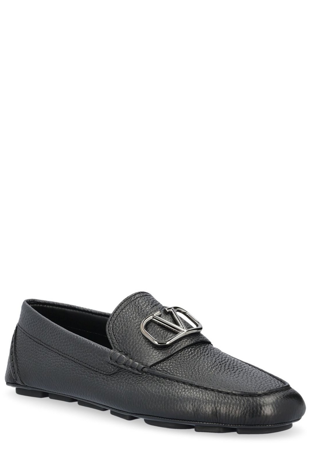 Valentino VLogo Plaque Slip-On Loafers 3 Valentino VLogo Plaque Slip-On Loafers