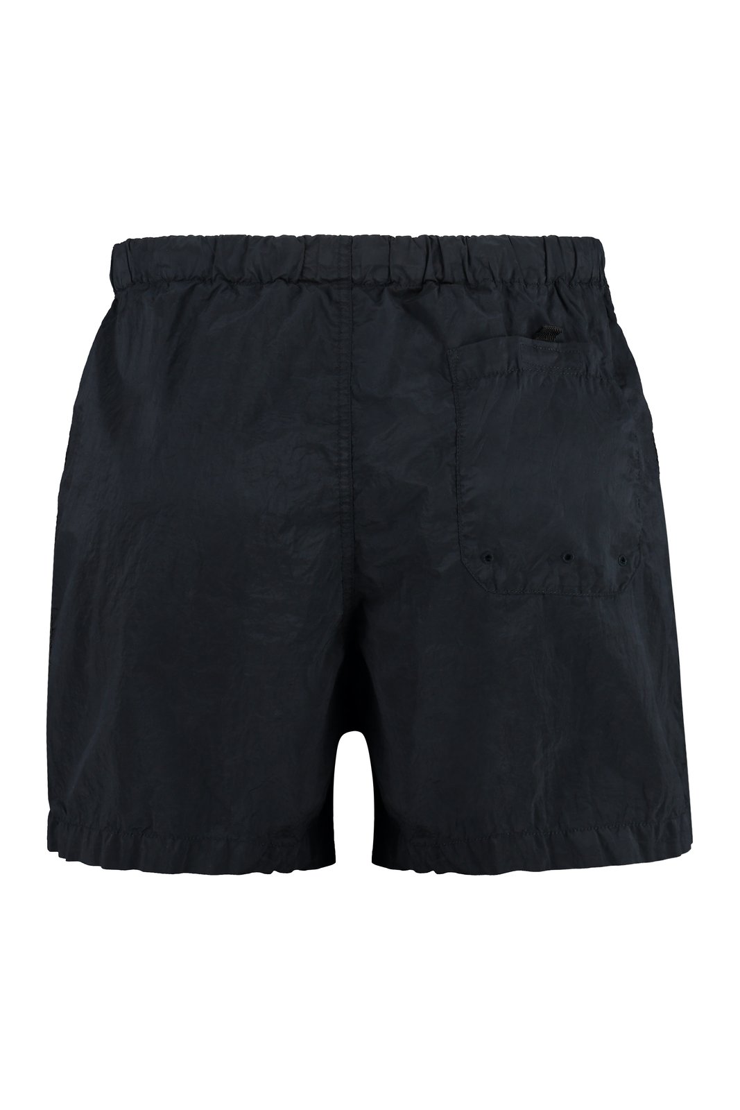 Stone Island Logo Patch Drawstring Swim Shorts