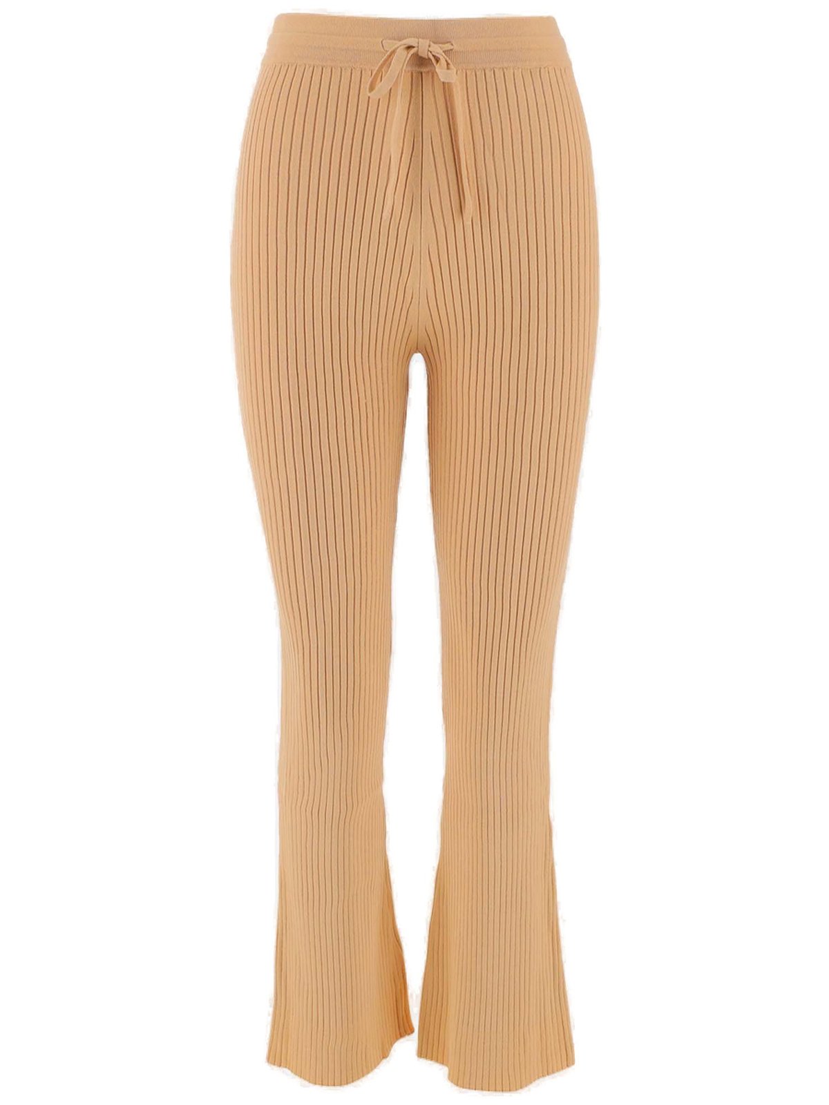 Nanushka Ribbed Knitted Cropped Pants
