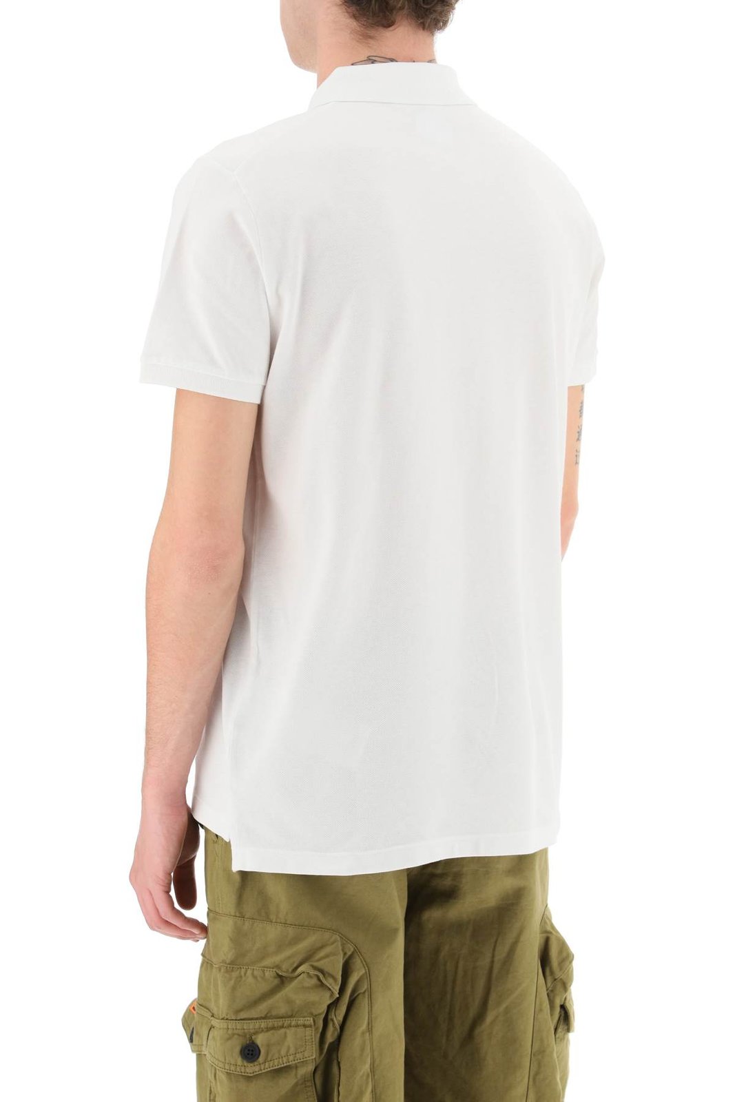 Dsquared2 Logo Printed Straight Hem Polo Shirt