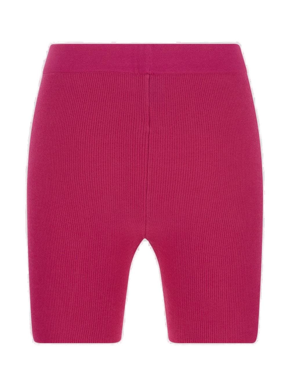 Jacquemus Charm Logo Knit Shorts