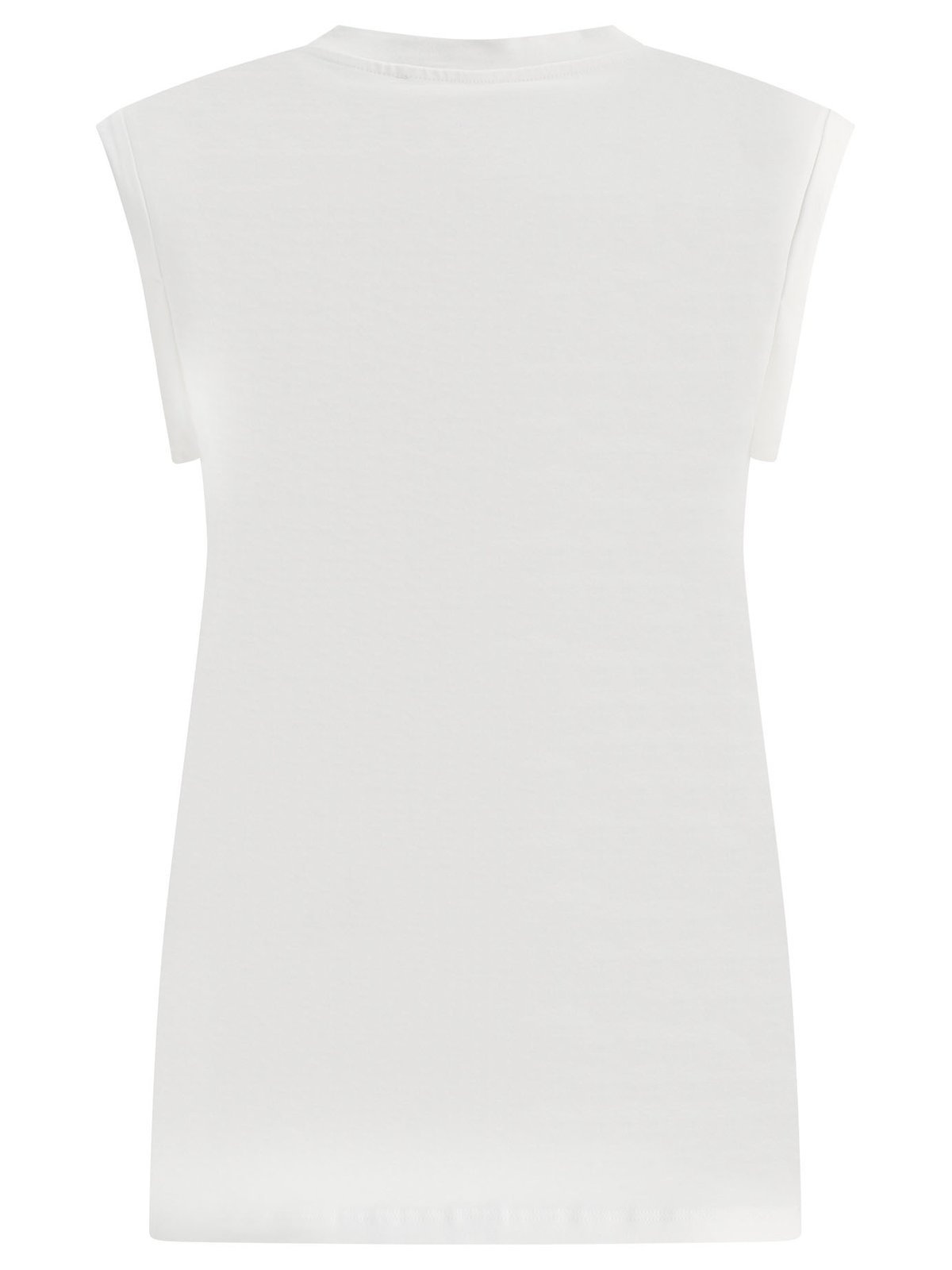 Balmain Logo Printed Sleeveless Top