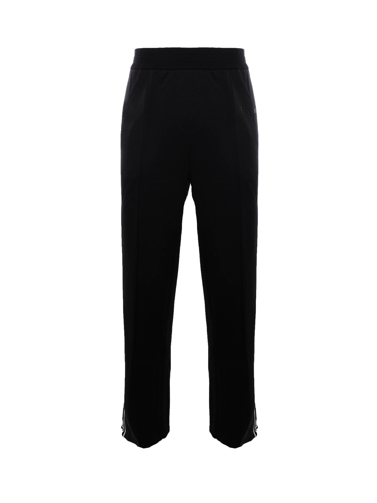 Versace Logo Embroidered Straight Leg Track Pants