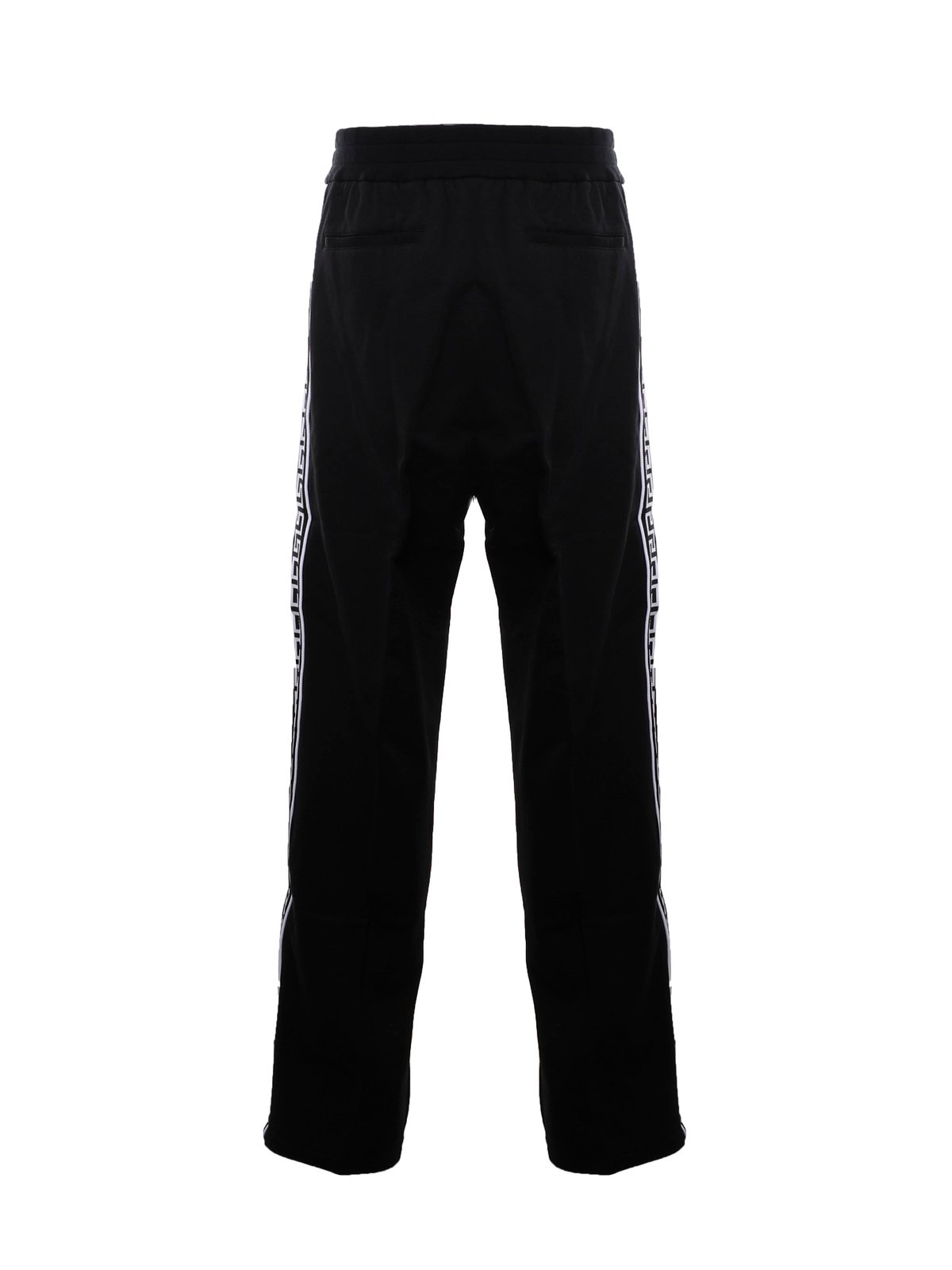 Versace Logo Embroidered Straight Leg Track Pants