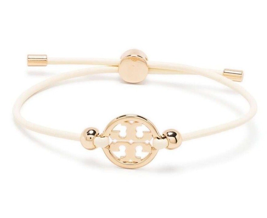 Tory Burch Miller Logo Plaque Slider Bracelet