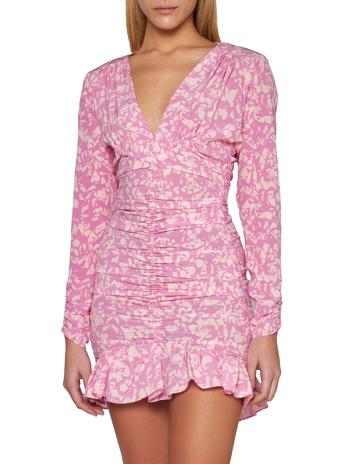 Isabel Marant Lara V-Neck Long Sleeved Dress