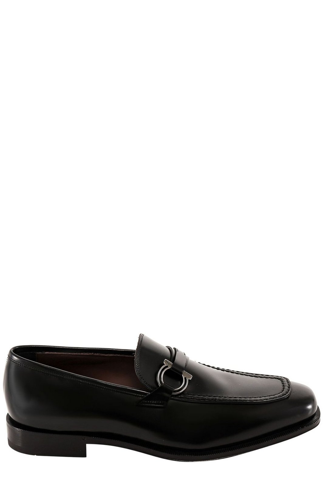 Ferragamo Gancini Logo-Plaque Loafers