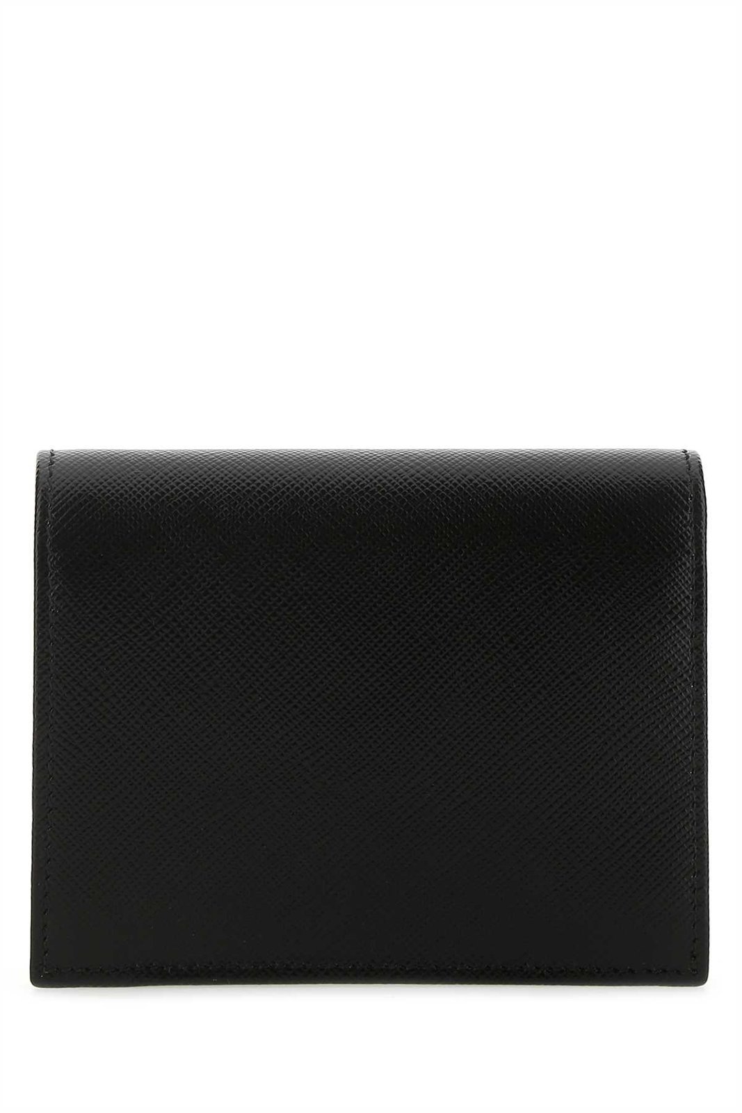 Prada Logo Plaque Small Wallet