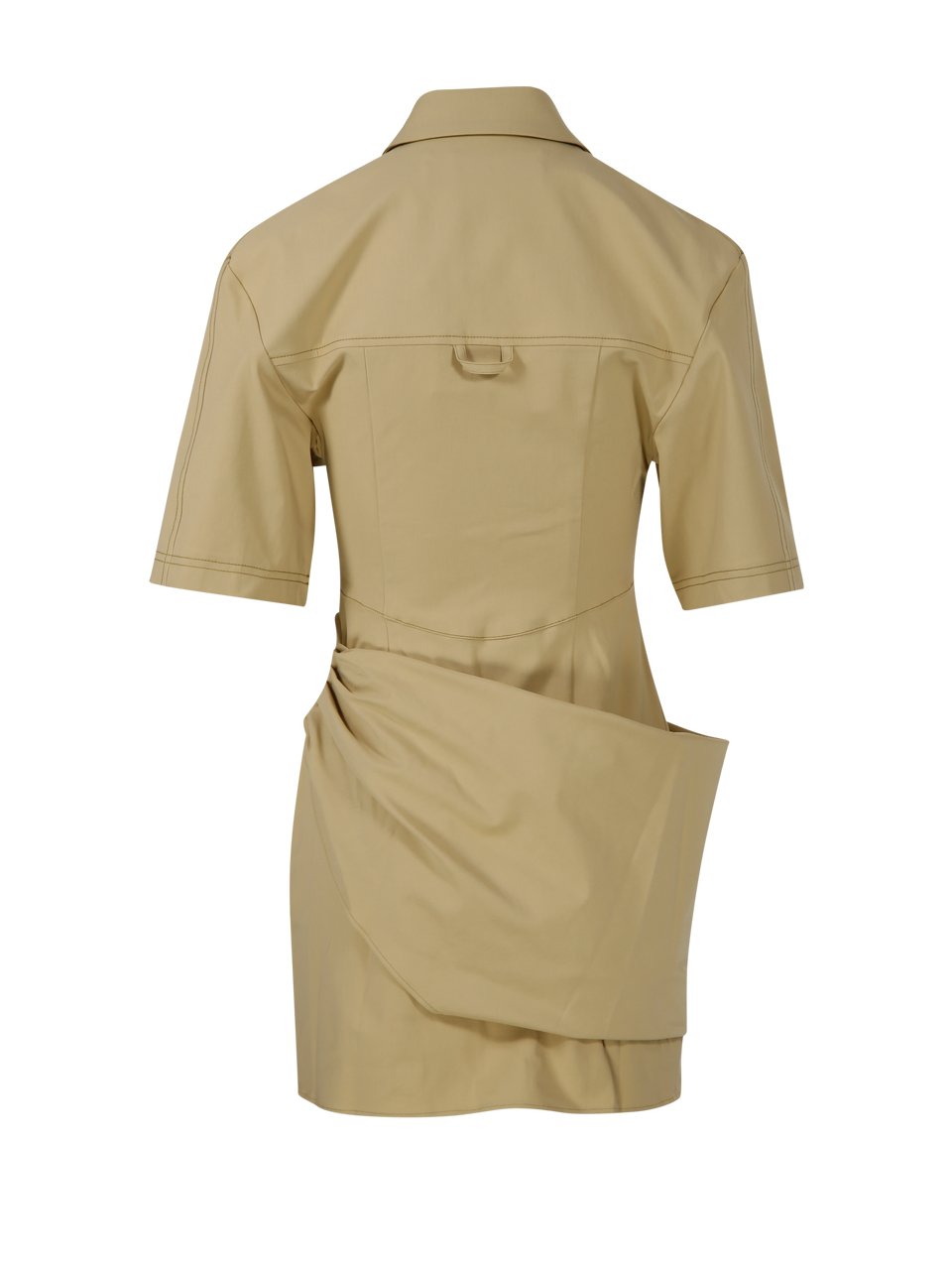 Jacquemus Camisa Draped Mini Shirt Dress 3 Jacquemus Camisa Draped Mini Shirt Dress