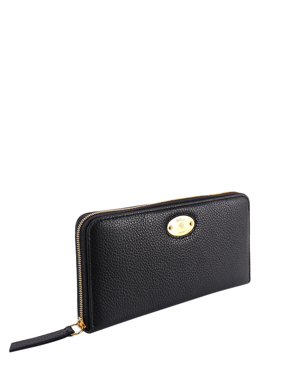 Mulberry Logo Plaque Zipped Wallet