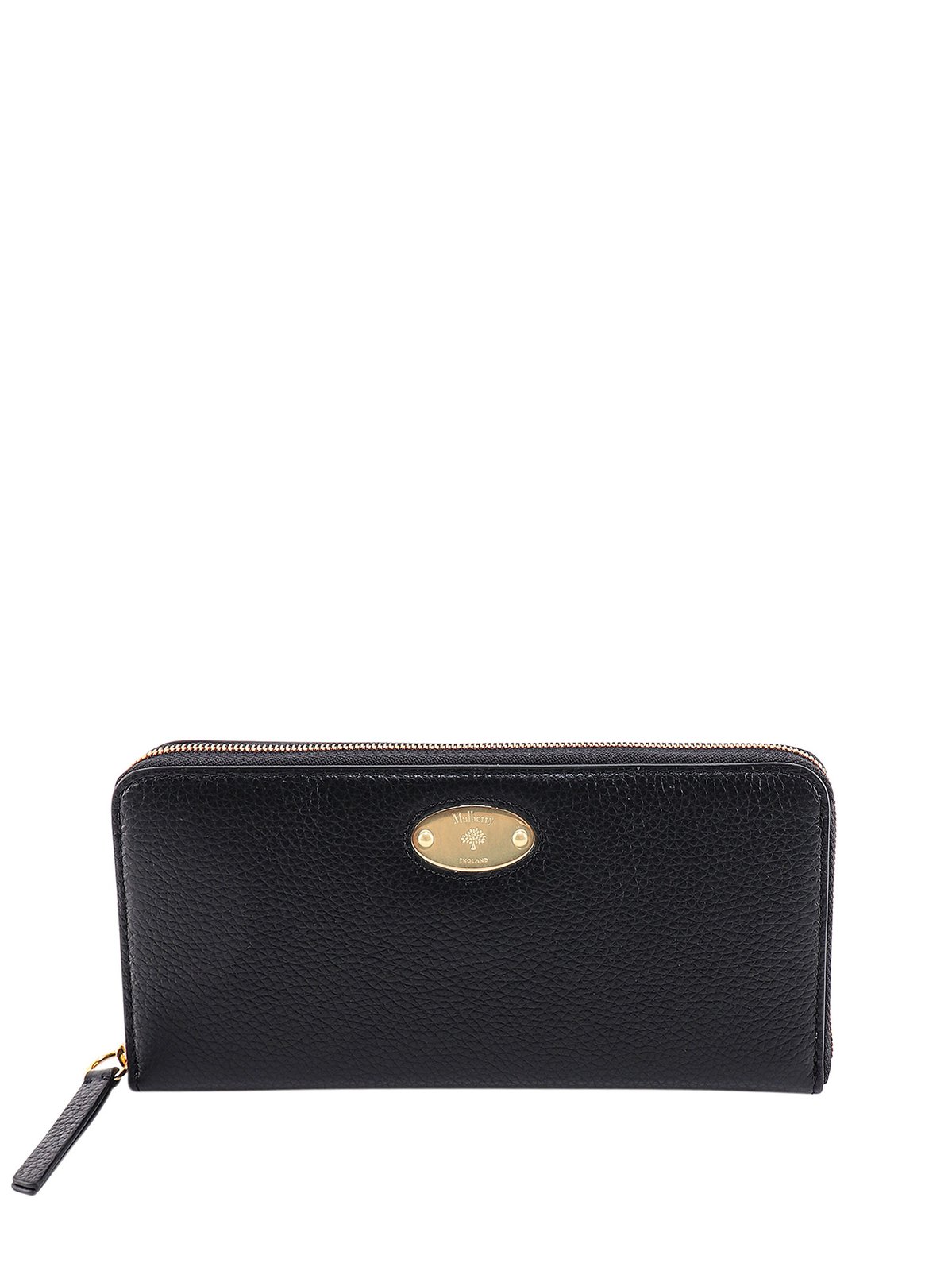 Mulberry Logo Plaque Zipped Wallet