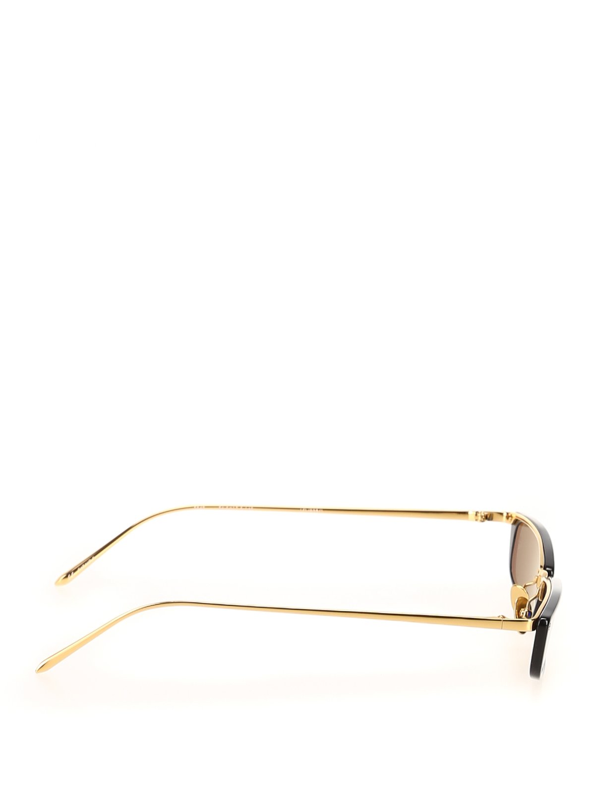 Linda Farrow Rectangular Frame Sunglasses